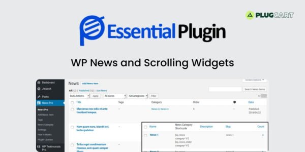 WP News and Scrolling