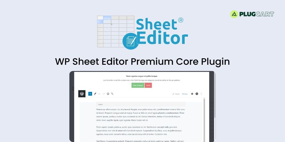 WP Sheet Editor Premium – Core Plugin 2.25.19