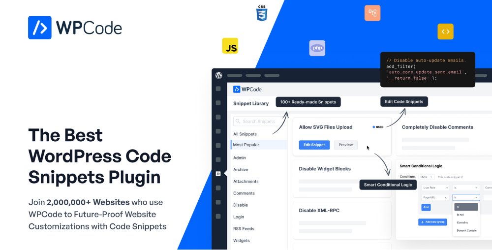 WPCode Pro – The Best WordPress Code Snippets Plugin 2.3.0