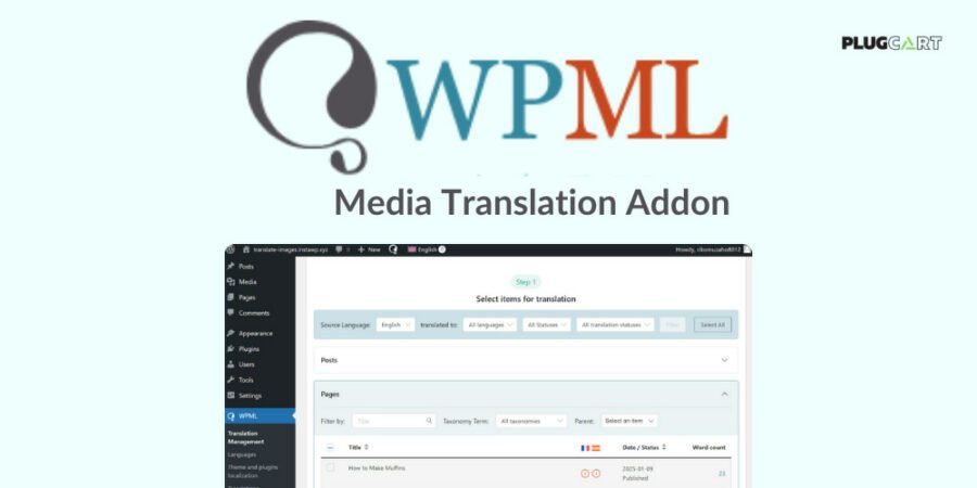 WPML Media Translation