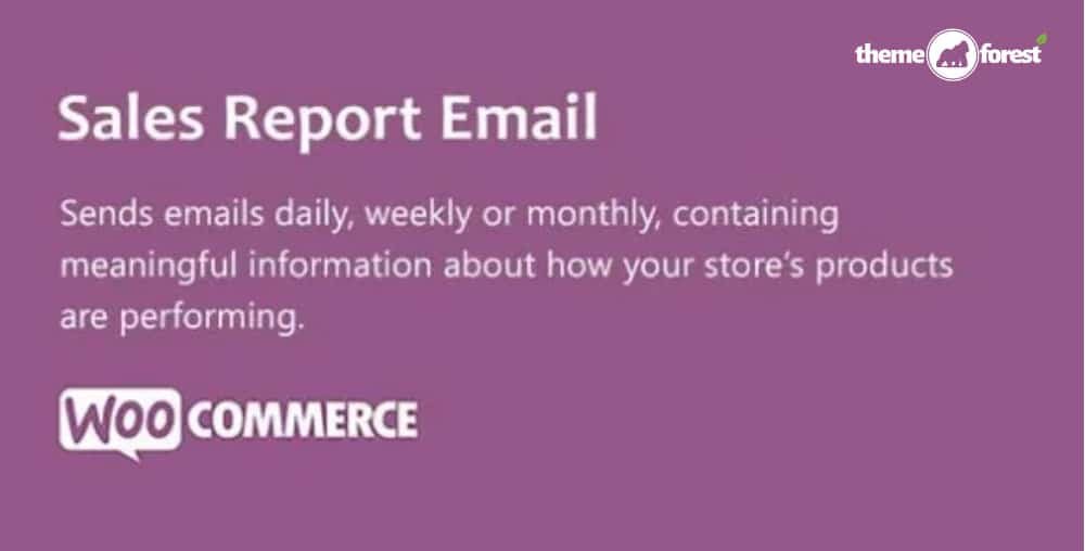 WooCommerce Sales Report Email 1.4.0