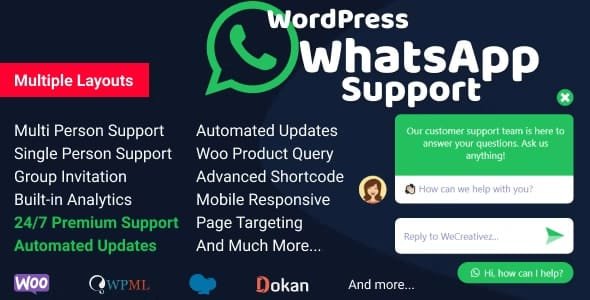 WordPress WhatsApp Support 2.5.3