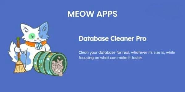 Meow Database Cleaner Pro – WordPress Plugin 1.2.8